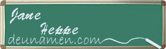Jane Heppe Visitenkarte